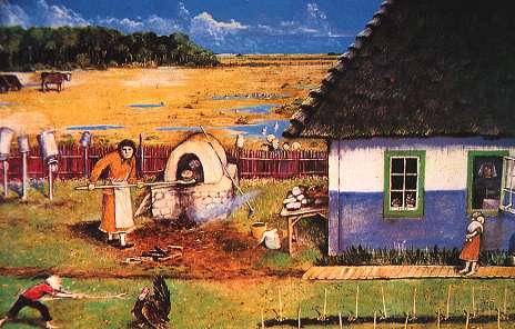 Painting by William 
Kurelek