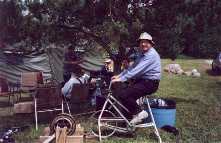 Ed on bike