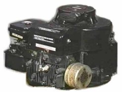 Vertical shaft lawn mower engine