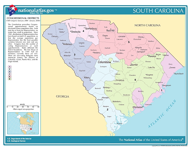 South Carolina contacts'